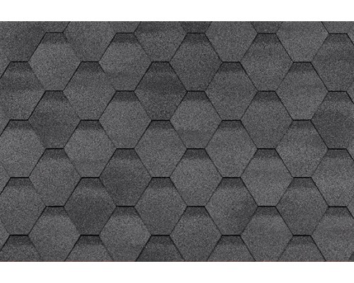 SHINGLAS Однослойная гибкая черепица СОНАТА Серый1*0,317м, толщина 2,7мм