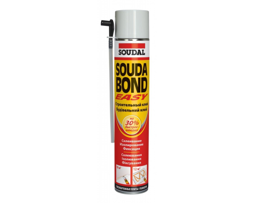 SOUDAL SOUDABOND EASY клей бытовой строительный полиуретановый 750 мл