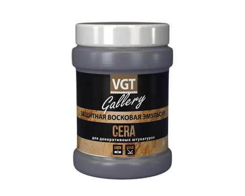 Защитная восковая эмульсия для декоративных штукатурок VGT GALLERY 0,9кг