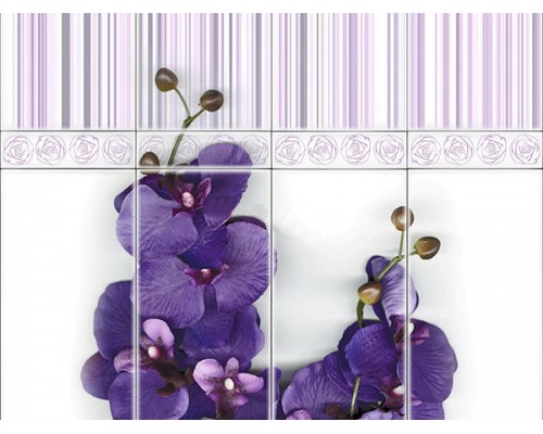 VOX DIGITAL PRINT Панель ПВХ Орхидея Виола Фон 2,75м