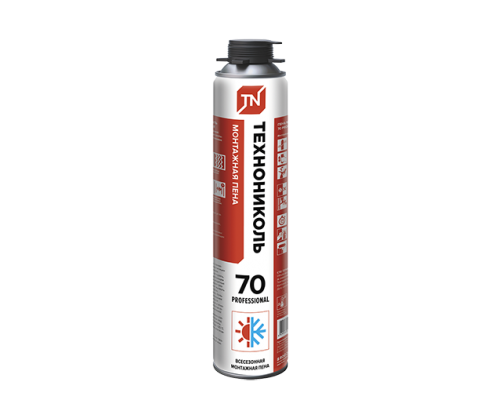 Пена монтажная профессиональная ТЕХНОНИКОЛЬ 70 PROFESSIONAL 890мл