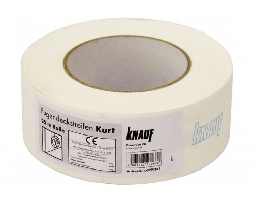 KNAUF Лента армирующая бумажная Kurt 25м
