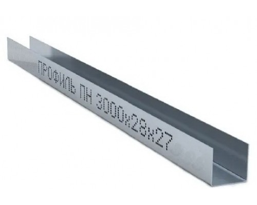 Профиль для гипсокартона UD28*27 3м, толщина металла 0,4мм