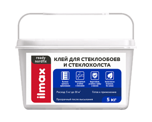 Клей для стеклообоев и стеклохолста ILMAX READY NORDFIX 5 кг
