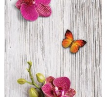 EUROPROFILE Панель ПВХ Орхидея бабочка 0,25*3м 
