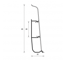 IDEAL D-85 Соединитель «Deconika» 033 Кремово-белый 