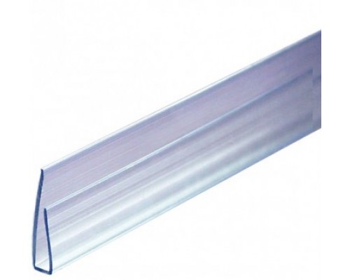 Торцевой профиль для поликарбонатных листов прозрачный 4мм 2,1м