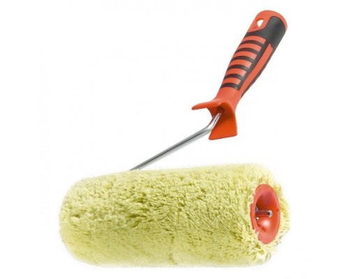 Валик в сборе ПОЛИАКРИЛ для фасад.раб. с двухкомп.руч., 250мм, ворс 18мм, D 48мм, D руч.6мм Matrix