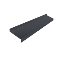 Отлив оконный в пленке п/э Zn 0,50 120*2м RAL7024 (Графитовый серый)  СТАНДАРТ ПЛЮС страна производства РБ*