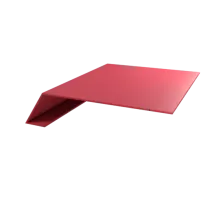 Планка карнизная п/э Zn СТАНДАРТ ПЛЮС 0,50 RAL3005 (Винно-красный), 2м страна производства РБ*
