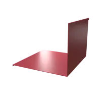 Планка примыкания верхняя п/э Zn СТАНДАРТ ПЛЮС 0,50 RAL3005, 2м (Винно-красный), страна производства РБ*