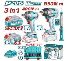 Набор аккумуляторного инструмента TOTAL TOSLI241195