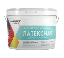 Шпатлевка акриловая латексная FARBITEX PROFI 3кг