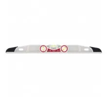 Уровень алюминиевый литой, фрезерованный, 3 глазка, две ударные площадки, 600 мм Matrix (34911)