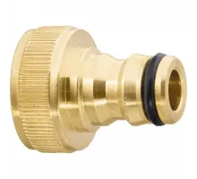 65825 Адаптер латунный, 3/4", внутренняя резьба Polisad 
