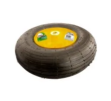 Колесо пневматическое, 4.00-6, D 325 мм, внутренний подшипник D 16 мм, длина оси 100 мм Palisad (68938)