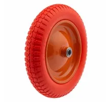 Колесо полиуретановое 3.00-8, длина оси 90 мм, подшипник 20 мм Palisad (68976)