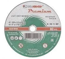 73744 Круг отрезной по металлу+нерж., 230 х 2,5 х 22,2 мм, ПРЕМИУМ Луга