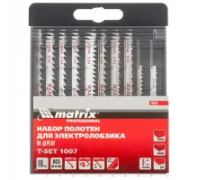 Набор полотен для электролобзика по дереву, 10шт, T-SEY1007 Matrix 