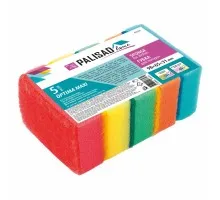 Губки для посуды Optima MAXI, 98 x 65 x 31 мм, 5 шт., Home Palisad (923535)
