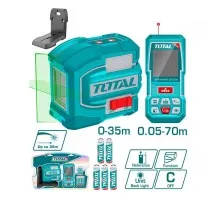 Набор из уровня лазерного и дальномера TOTAL TOSLL0401