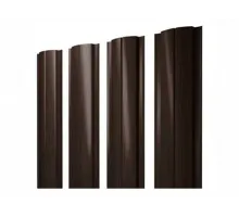 Штакетник металлический STANDART ПОЛУКРУГЛЫЙ SLIM, толщина металла 0,45 мм GRAND LINE