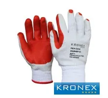 Перчатки х/б KRONEX STARK, усиленная резина, PER-0014