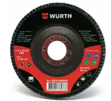 Диск лепестковый Optimum, 125 мм, P40, нерж. сталь 