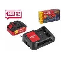 Набор аккумулятор 4 А*ч и зарядное устройство 1х2 А WORTEX ALL1 XLT 