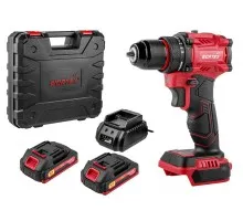 Аккум. дрель-шуруповерт WORTEX LX BD 1815-1 Li ALL1 XLT 18В, 45 Нм, 2*1.5 Ач, патрон 10 мм, бесщёт. (18 В, БЕСЩЁТ.ДВИГ., с 2x1.5 Ач акб)