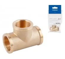 Тройник латунный 1/2" внутренняя резьба AV ENGINEERING (AVE306001L)