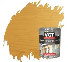 Эмаль по дереву и OSB Охра VGT 1кг