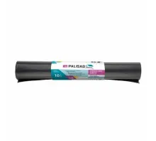 Пакеты для мусора 120 л x 10 шт., ПВД прочные черные, длинный ролик, Home Palisad