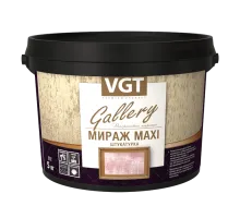 Штукатурка декоративная “Мираж” MAXI Серебристо-белый 1 кг VGT