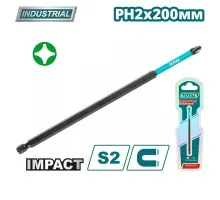 Бита ударная PH2 200 мм TOTAL TACIM71PH2200