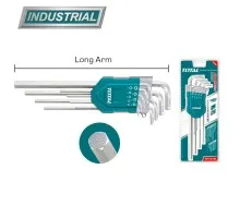 Набор ключей шестигранных 1,5-10 мм длинных TOTAL THT106192 (9 шт)