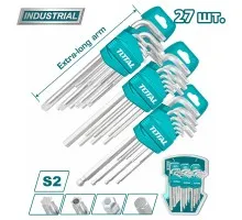 Набор ключей шестигранных TOTAL THT106KT0271 (27 шт)