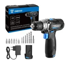 Дрель-шуруповерт аккумуляторная DEKO GCD12DU3 SET 4