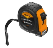 Рулетка Elastica 5м*18мм, обрезиненный корпус SPARTA