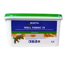 BOSTIK WALL FABRIC 75 Клей для обоев из стекловолокна, ткани, а так же виниловых обоев на бумажной основе 5кг