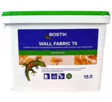 BOSTIK WALL FABRIC 75 Клей для обоев из стекловолокна, ткани, а так же виниловых обоев на бумажной основе 15кг