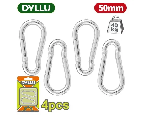 Карабины 50 мм DYLLU DTQL2K02 (4 шт)