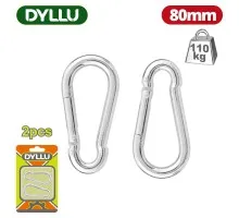 Карабины 80 мм DYLLU DTQL2K04 (2 шт)