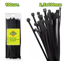Хомут-стяжка кабельный 100х2,5мм DYLLU DTTEB510025 (100 шт)