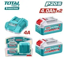 Аккумулятор (2) с зарядным устройством TOTAL TFBCPK2013