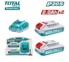 Аккумулятор (2) с зарядным устройством TOTAL TFBCPK2212