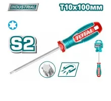Отвертка Torx T10x100 мм TOTAL TSDT10100