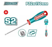 Отвертка крестовая PH2x150мм TOTAL TSDPH2150