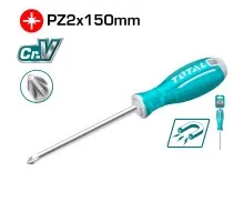 Отвертка крестовая PZ2 150мм TOTAL TSDRSPZ2150
