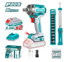 Набор аккумуляторных инструментов TOTAL TOSLI23048